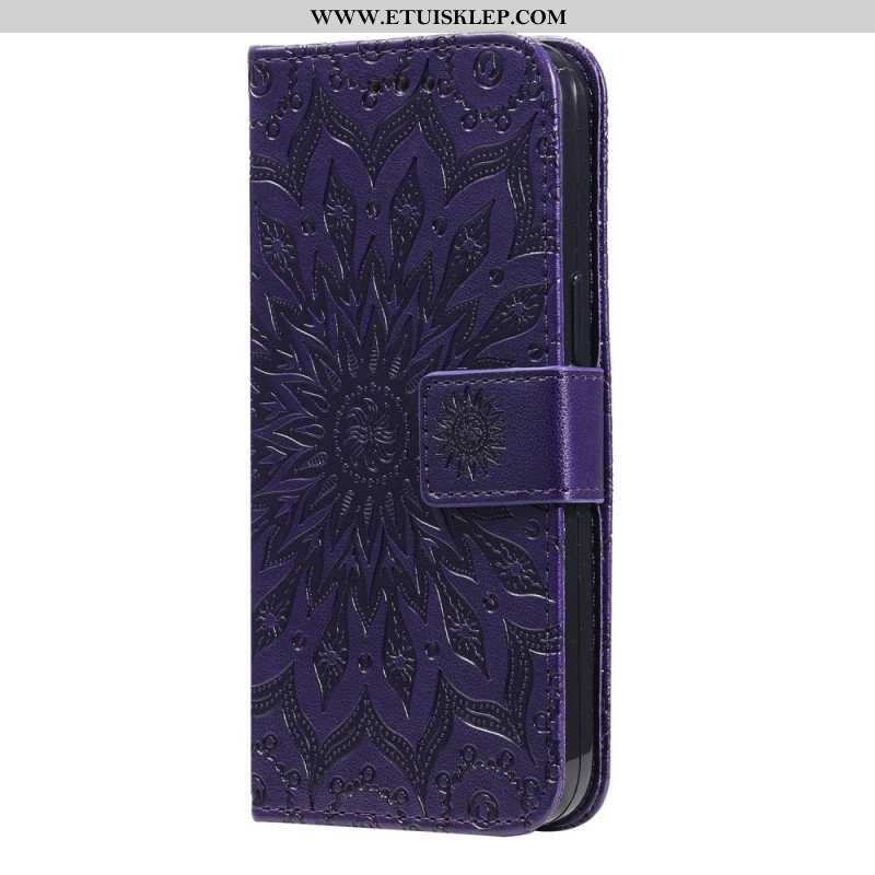 Etui Na Telefon Pokrowce do Poco X5 5G Słońce Z Smyczą